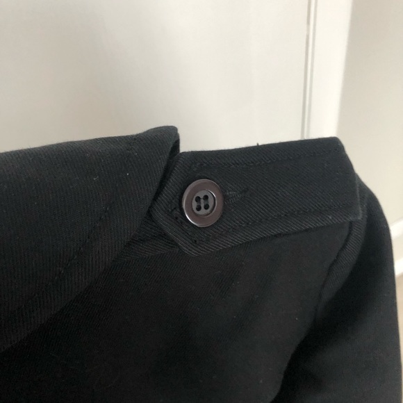 French connection double breasted trench coat black lined forever style US XS-S - Picture 5 of 10